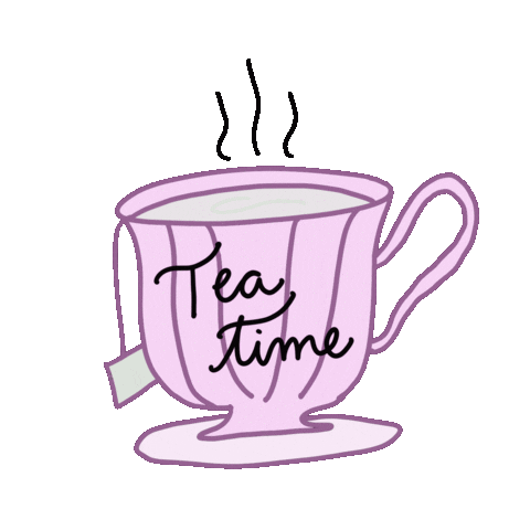 Pink Tea Sticker