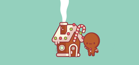 Vector Illustration Of Cartoon Gingerbread House