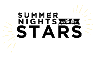Summer Nights With The Stars Sticker by Davis Arts Council