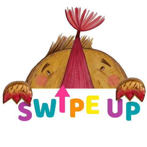 Swipe Up Sticker by Taína Almodóvar