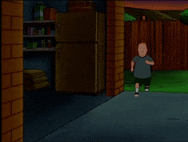 King Of The Hill Running GIF