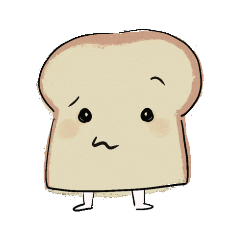wallpapers Piece Of Bread Falling Gif speechless sticker for ios android
