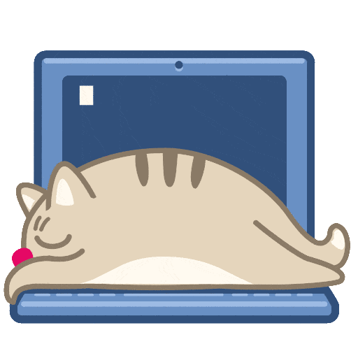 Tired Good Night Sticker by Iconka.com