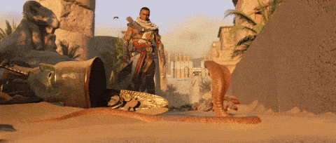 Giphy - Snake Egypt GIF by Assassin's Creed
