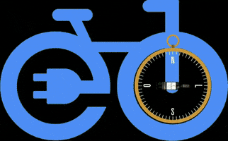 Bicycl-e bicycle cycle velo electric bike GIF