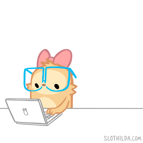 Dog bringing coffee to and from a sloth typing on a computer. | how to deal with your enemies according to the Bible