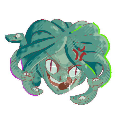 Medusa Sticker