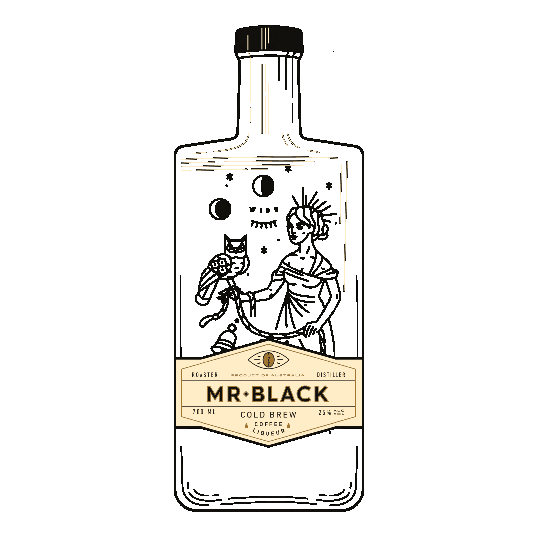 Espresso Martini Coffee Sticker by Mr Black Spirits for iOS & Android