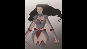 veebeearts art animation artwork warrior GIF