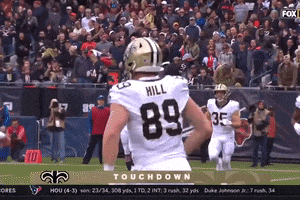 Touchdown GIF by New Orleans Saints