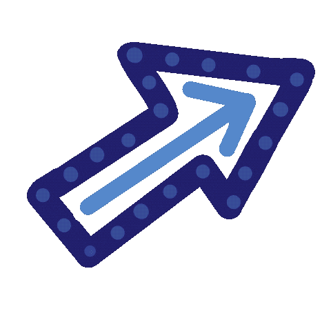 Arrow Lightbulb Sticker