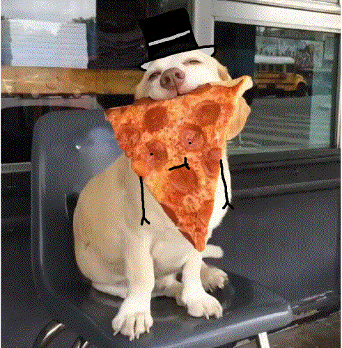 Pizza Puppy GIF