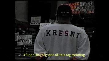 Protest Afghanistan GIF by Kresnt