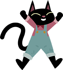 Happy Cat Sticker