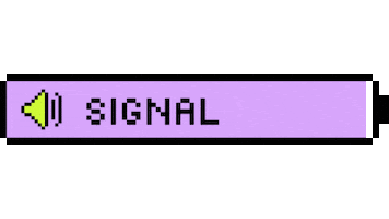 Signal Sticker by 8smile