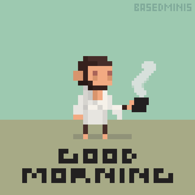 Tired Good Morning GIF by BasedMinis
