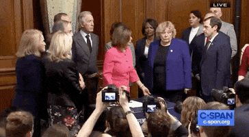 news nancy pelosi deliver articles of impeachment delivering the articles of impeachment GIF