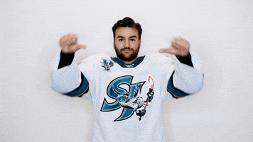 Hockey Thumbs Down GIF by San Jose Barracuda