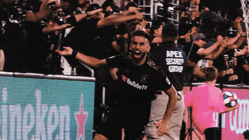 Get Excited Diego Rossi GIF by LAFC