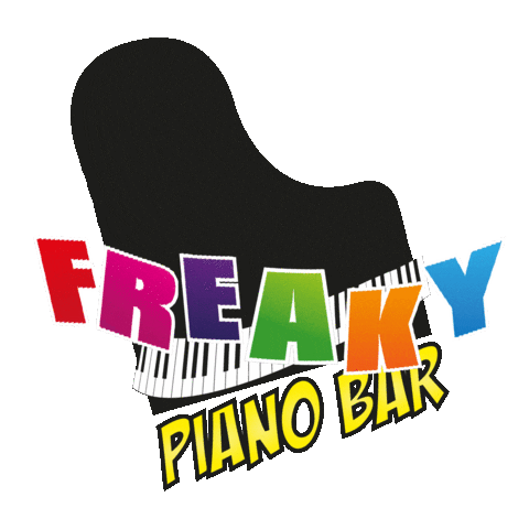 Freaky Piano Bar Sticker