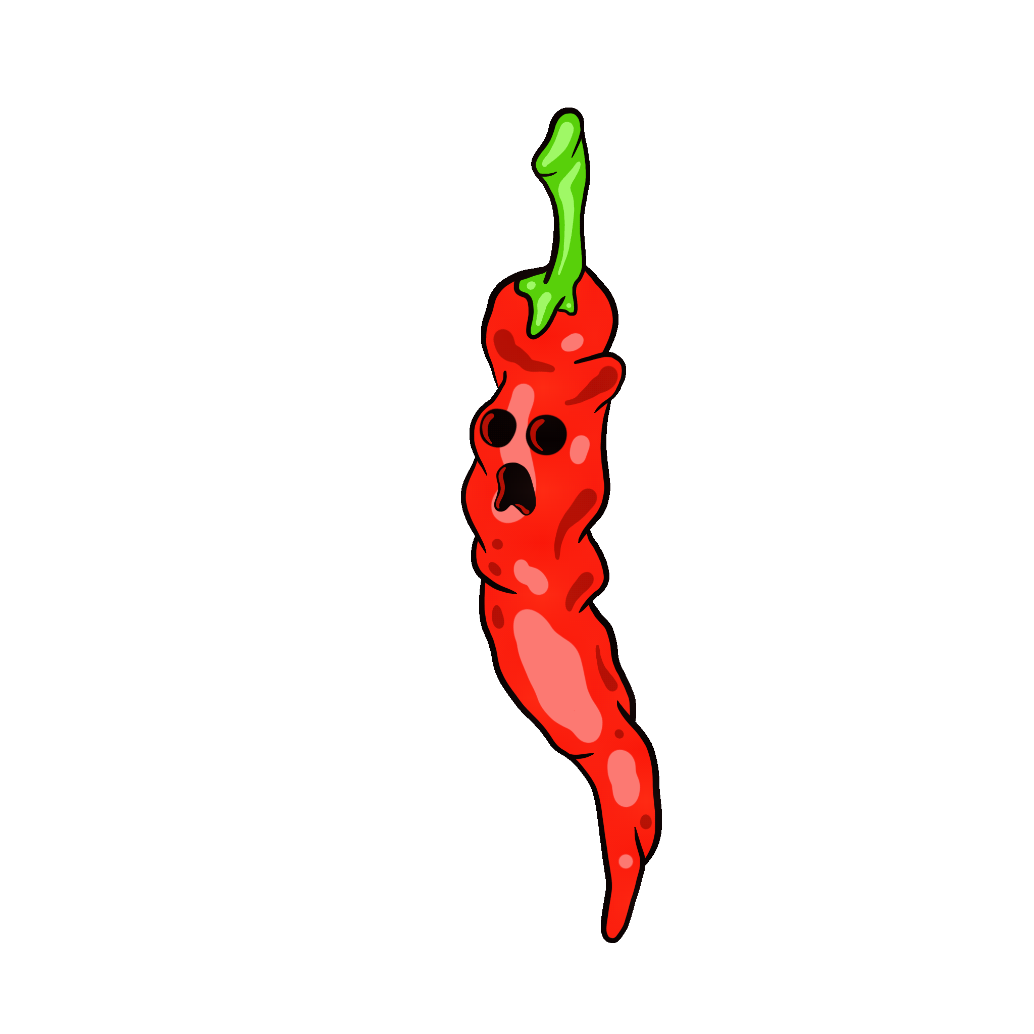 Ghost Pepper Food Sticker by Rif for iOS & Android GIPHY