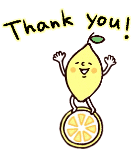 Summer Thank You Sticker