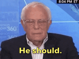 Bernie Sanders Acosta Resign GIF