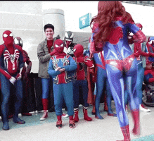 celebrate spider-man GIF by The Sean Ward Show