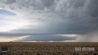 Timelapse Video Captures Massive Supercell Looming Above Northwest Kansas