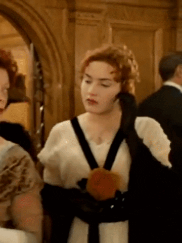 Rose Dewitt Bukater Elevator Dress Titanic 1997 GIF