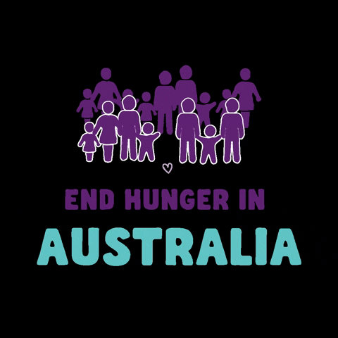 FoodbankAus family hungry australia donate GIF