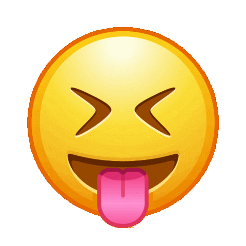 Emoji Tongue Sticker