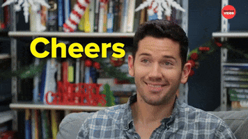 Christmas Cheers GIF by BuzzFeed