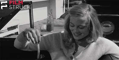black and white eating GIF by FilmStruck