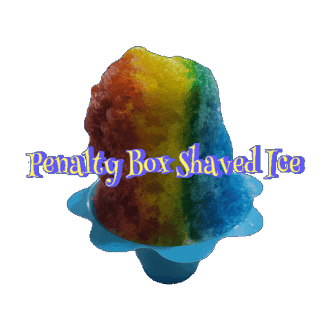 Rainbow Snowcone Sticker by Penalty Box Shaved Ice