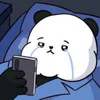 Sad Panda Crying Meme GIF by Kanpai Pandas