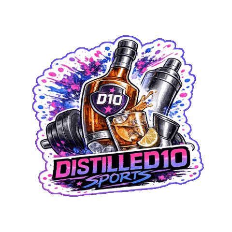 Distilled10 Sticker by district10sports