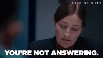 Not Talking Bbc GIF by Line of Duty