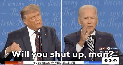 Donald Trump Shut Up Gif By Cbs News Find Share On Giphy