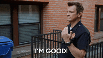 Im Fine Nathan Fillion GIF by ABC Network