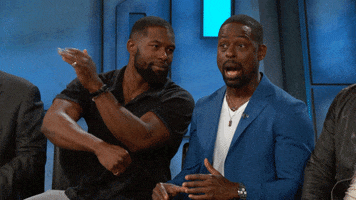 sterling k brown muscles GIF by Team Coco