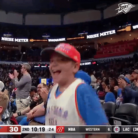 Excited Pumped Up GIF by OKC Thunder