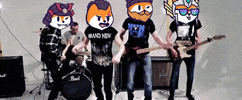 Rock Band Dance GIF by Famous Fox Federation