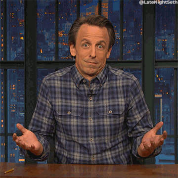 Seth Meyers Reaction GIF by Late Night with Seth Meyers