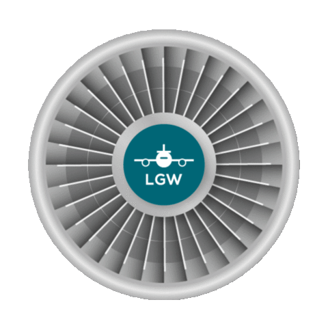 Sticker by Gatwick Airport