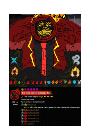 Angry Peak Sticker