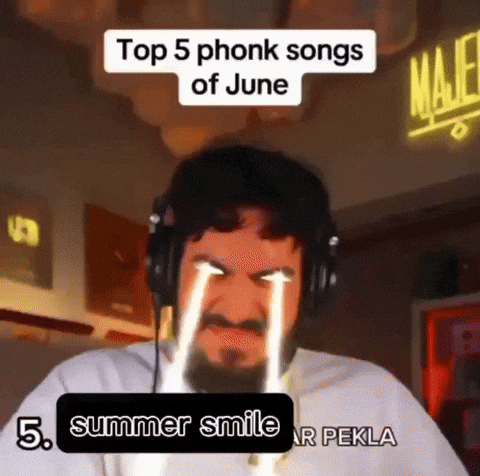 Laser Eyes Summer Smile GIF