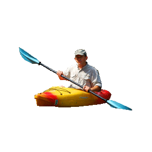 Kayak Usrc Sticker by Upper Sangamon River Conservancy