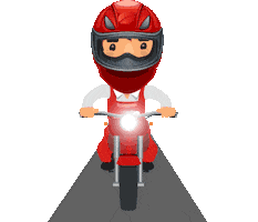 Pilotando Sticker by Cajueiro Motos