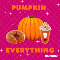 Pumpkin Spice Coffee GIF by Dunkin’
